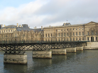 Image showing Bridge of the arts in Paris