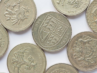 Image showing UK 1 Pound coin