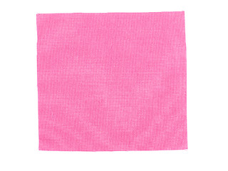 Image showing Pink fabric sample