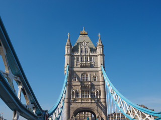 Image showing Tower Bridge in London