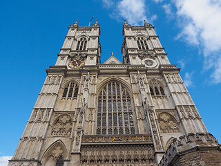 Image showing Westminster Abbey in London