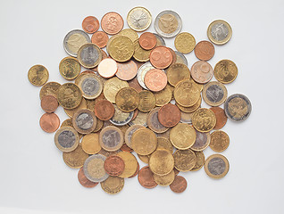 Image showing Euro coins