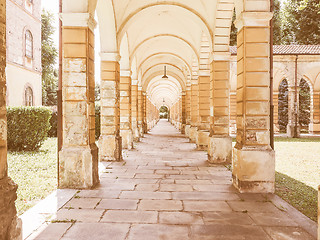 Image showing Retro looking La Certosa in Collegno