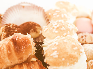 Image showing Retro looking Pastry picture
