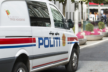 Image showing Norwegian Police Vehicle