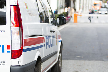 Image showing Norwegian Police Vehicle