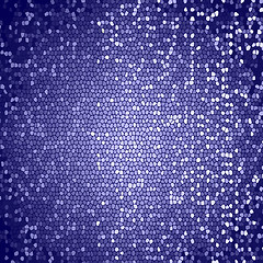 Image showing Abstract Blue Mosaic Background