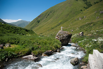 Image showing Hiking in Georgia Mountain