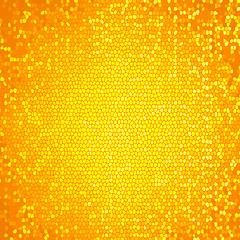 Image showing Abstract Yellow Mosaic Background