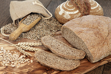 Image showing Organic Brown Bread