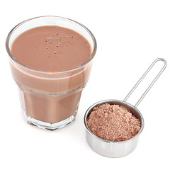 Image showing Chocolate Whey Protein Powder  