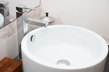 Image showing Sink and water tap