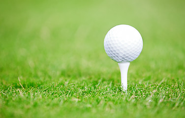 Image showing Golf ball