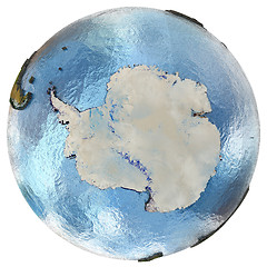 Image showing Antarctica on Earth