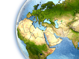 Image showing EMEA region