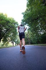 Image showing man jogging