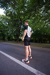 Image showing man jogging