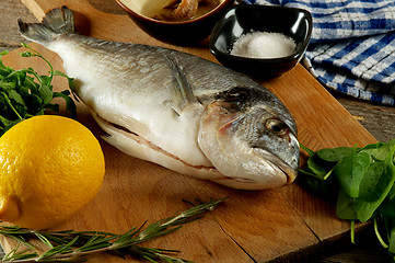 Image showing Cooking Dorado Fish