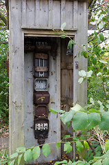 Image showing old electrical cabinet