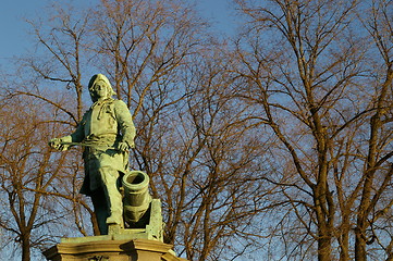 Image showing Statue of Tordenskiold, in Oslo