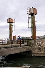 Image showing Old pier in Gothenburg 