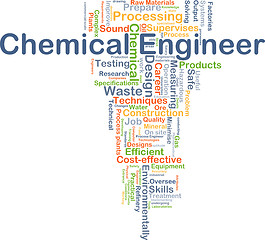 Image showing Chemical engineer background concept