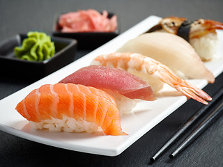 Image showing various sushi