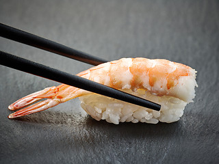 Image showing Shrimp sushi