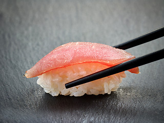 Image showing Tuna fish sushi