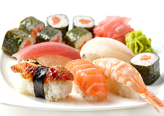 Image showing various sushi