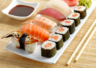 Image showing various sushi