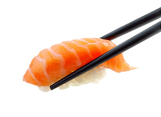 Image showing Salmon sushi