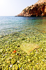 Image showing asia in thurkey antalya lycia way water rocks and sky near the n