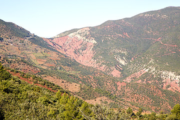 Image showing the    dades valley in atlas abstract