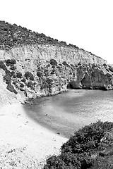 Image showing asia in thurkey antalya lycia way water rocks and sky near the n