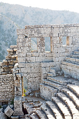 Image showing the old  temple and theatre   turkey asia  