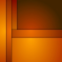 Image showing Abstract orange corporate background