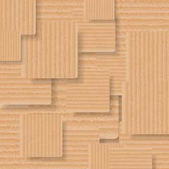 Image showing Abstract vector background of cardboard squares