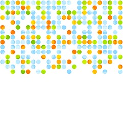 Image showing Bright abstract retro circles design