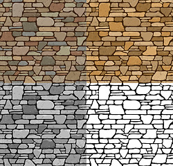 Image showing Set Seamless Stone Textures