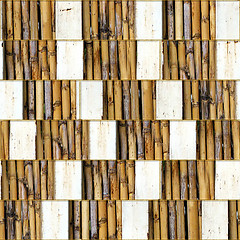 Image showing Bamboo wall