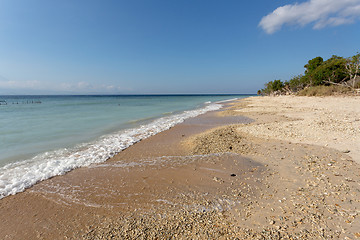 Image showing dream beach Bali Indonesia, Nusa Penida island