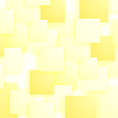 Image showing Set of Yellow Squares. Squares Pattern
