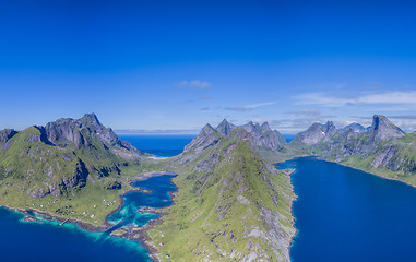 Image showing Fjords panorama