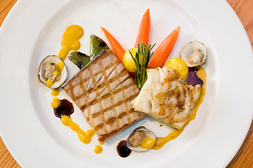 Image showing Chicken Steak with Oysters