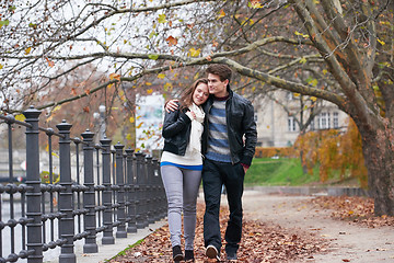 Image showing autumn couple