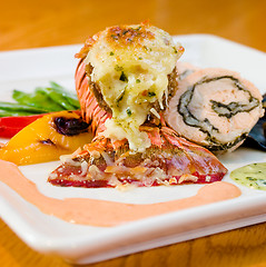 Image showing Lobster Dinner