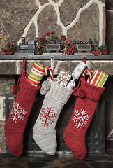 Image showing Christmas stockings