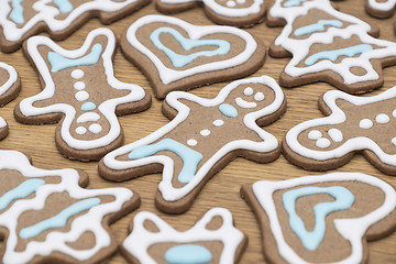 Image showing Close-up of gingerbread cookies