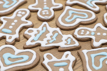 Image showing Close-up of gingerbread cookies